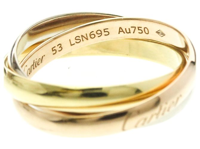Anello Trinity di Cartier D'oro - vista 8
