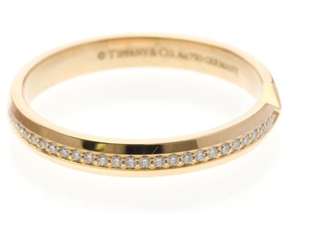 Tiffany & Co Tiffany Nesting schmaler Diamantring Golden - Ansicht 4