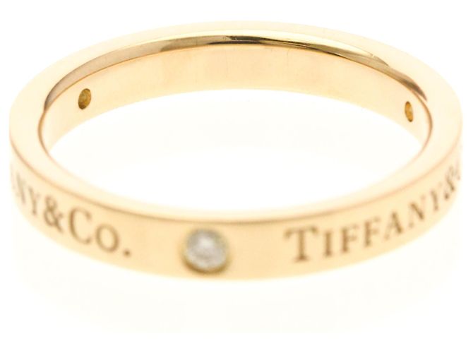 Tiffany & Co Anello Piatto Tiffany 3P Diamante in Oro Rosa D'oro - vista 6