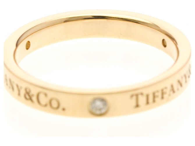 Tiffany & Co Anello Piatto Tiffany 3P Diamante in Oro Rosa D'oro - vista 7