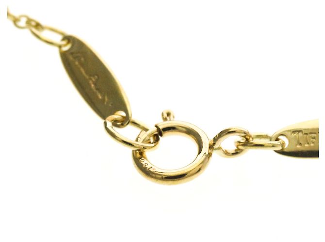 Elsa Peretti Tiffany & Co Collana Pendente Cuore Aperto in Oro 18K Tiffany D'oro - vista 10