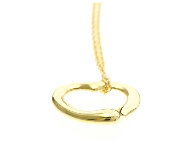 Elsa Peretti Tiffany & Co Collana Pendente Cuore Aperto in Oro 18K Tiffany D'oro - vista 4