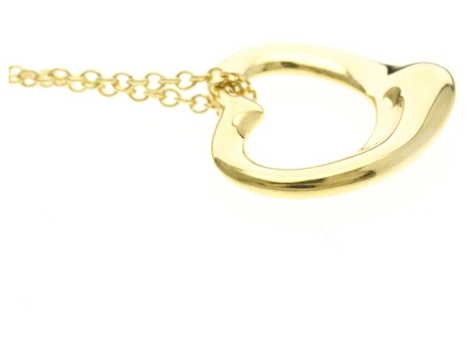 Elsa Peretti Tiffany & Co Collana Pendente Cuore Aperto in Oro 18K Tiffany D'oro - vista 5