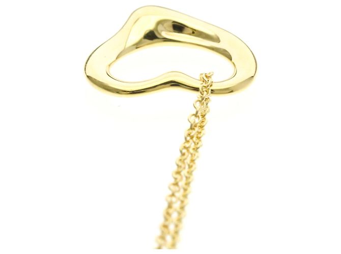 Elsa Peretti Tiffany & Co Collana Pendente Cuore Aperto in Oro 18K Tiffany D'oro - vista 6