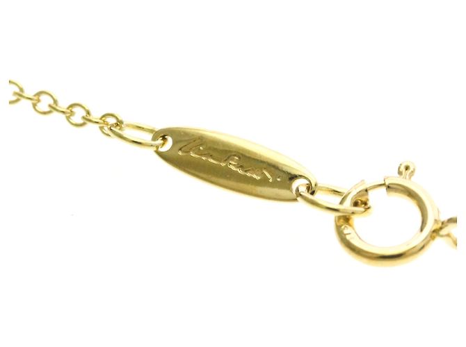 Elsa Peretti Tiffany & Co Collana Pendente Cuore Aperto in Oro 18K Tiffany D'oro - vista 9