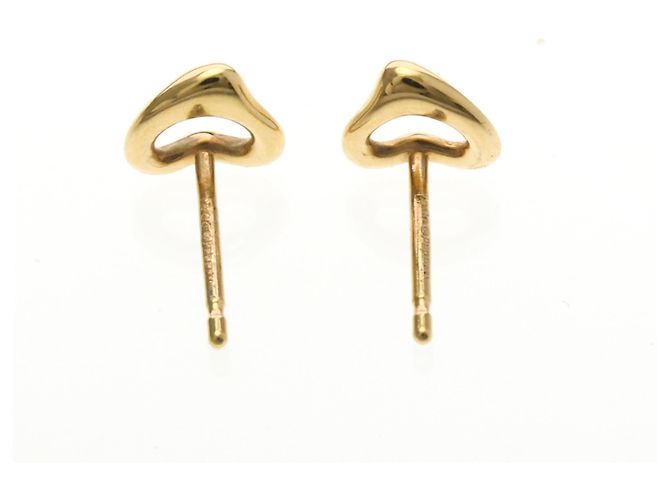 Tiffany & Co Pendientes Open Heart Extra Mini en Oro Rosa Tiffany Dorado - vista 2