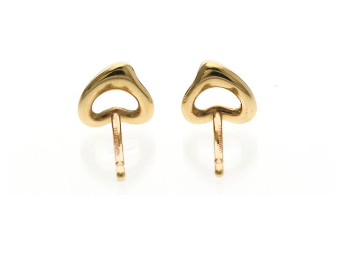 Tiffany & Co Pendientes Open Heart Extra Mini en Oro Rosa Tiffany Dorado - vista 3