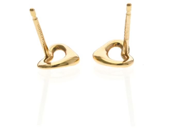 Tiffany & Co Pendientes Open Heart Extra Mini en Oro Rosa Tiffany Dorado - vista 6