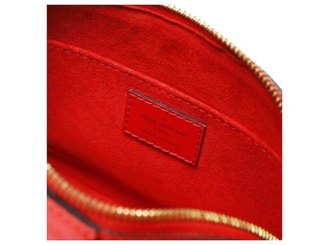 Borsa a Spalla Mini Alma Epi Louis Vuitton 2018 Rosso - vista 11