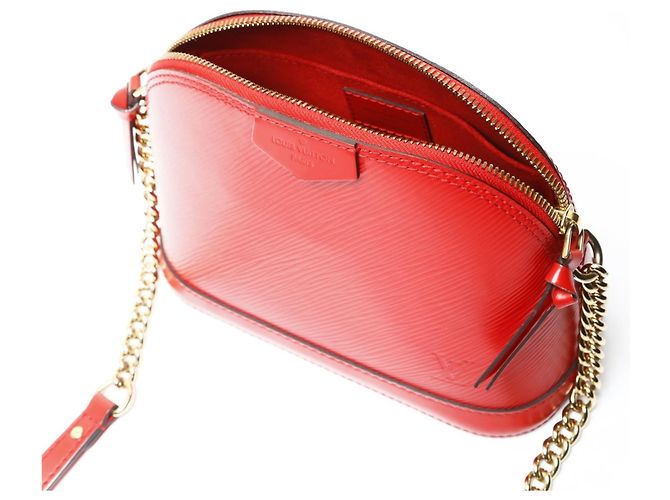 Borsa a Spalla Mini Alma Epi Louis Vuitton 2018 Rosso - vista 13