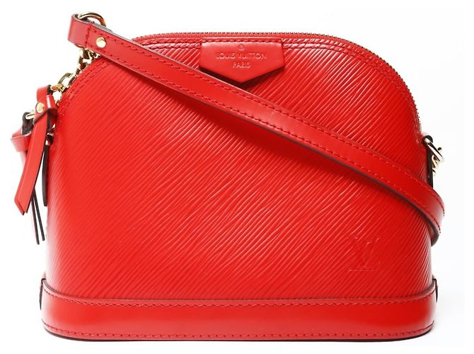 Borsa a Spalla Mini Alma Epi Louis Vuitton 2018 Rosso - vista 2