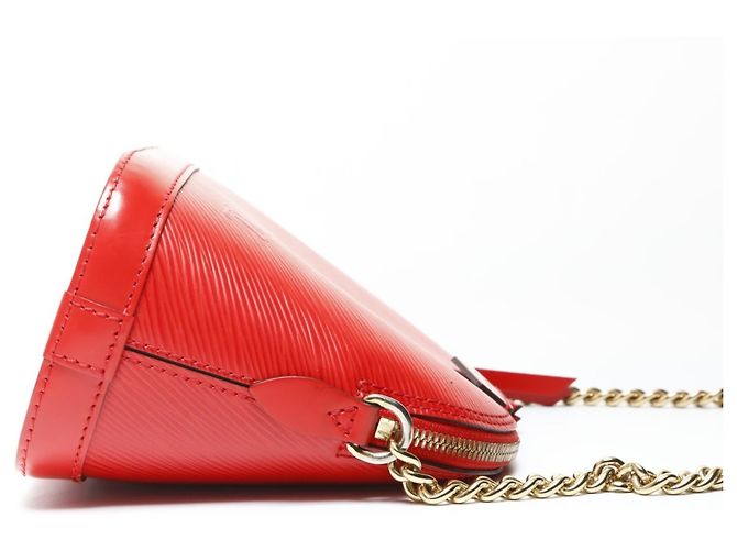 Borsa a Spalla Mini Alma Epi Louis Vuitton 2018 Rosso - vista 5