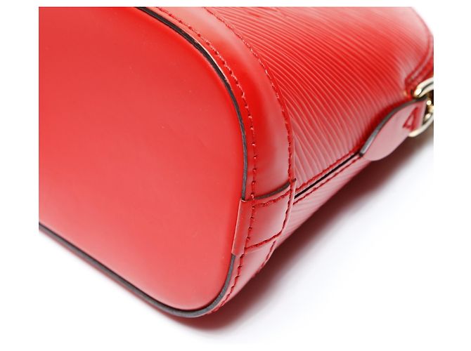 Borsa a Spalla Mini Alma Epi Louis Vuitton 2018 Rosso - vista 7