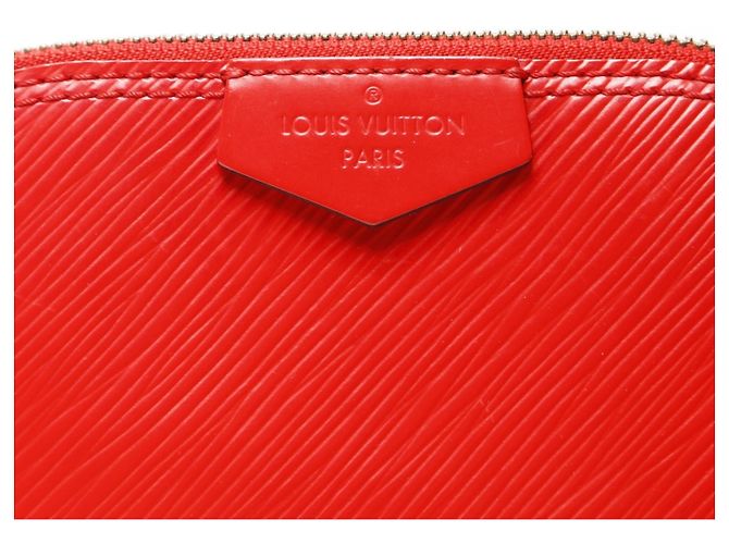 Borsa a Spalla Mini Alma Epi Louis Vuitton 2018 Rosso - vista 9