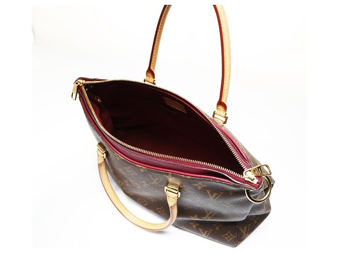 Borsa Tote Monogram Pallas di Louis Vuitton 2013 Marrone - vista 11
