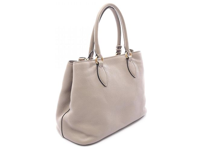 Prada Vitello Dino Handtasche Beige - Ansicht 2