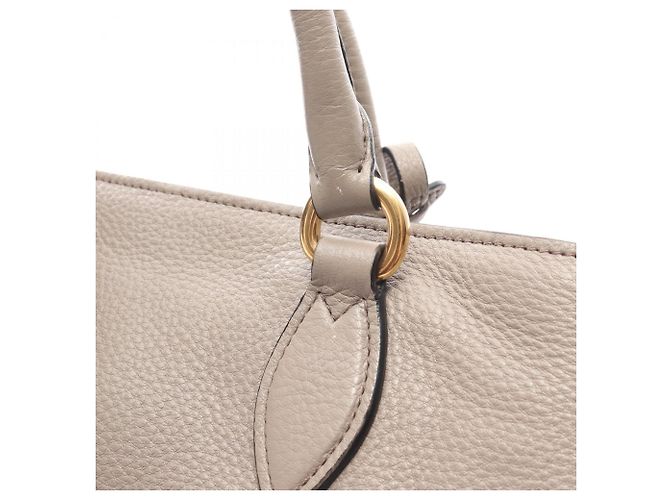 Prada Vitello Dino Handtasche Beige - Ansicht 9