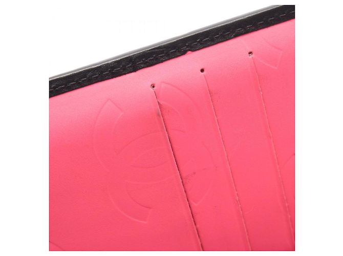 Cartera larga bifold negra de la línea Cambon de Chanel Negro - vista 7