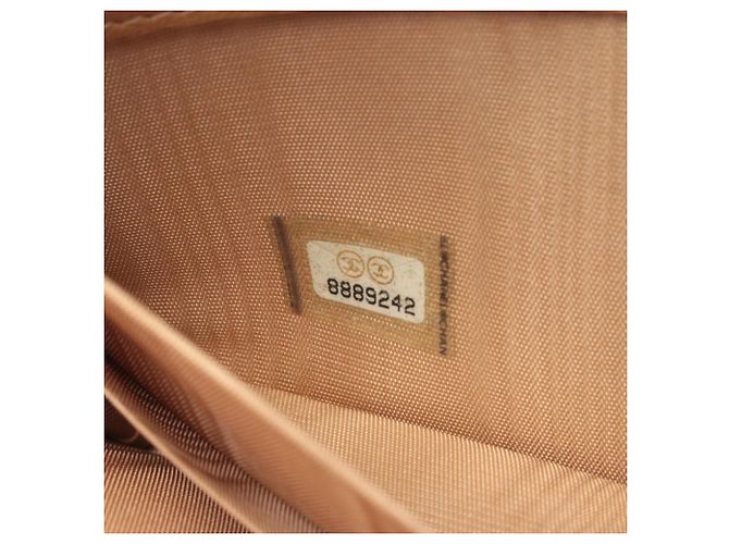 Runder langer Geldbeutel Chanel Coco Mark Braun - Ansicht 5