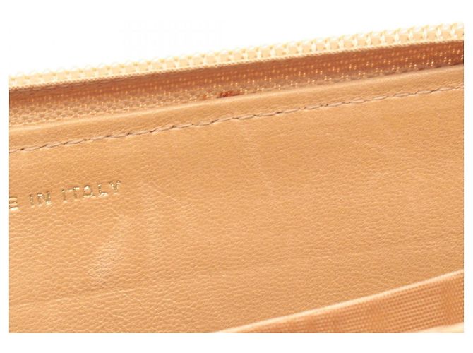 Runder langer Geldbeutel Chanel Coco Mark Braun - Ansicht 6