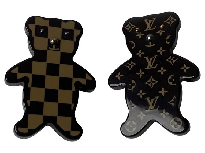 Louis Vuitton Nunouls Teddy Bear Brosche - Ansicht 2