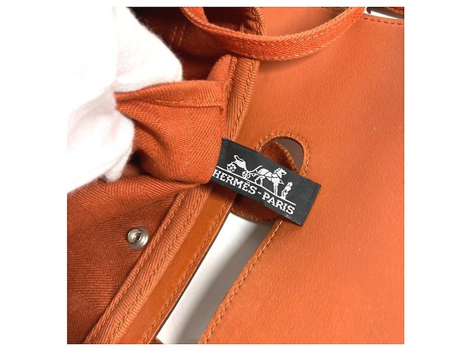 Borsa Long PM Valparaiso di Hermès Arancione - vista 16