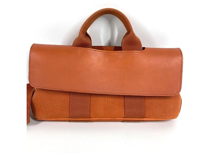 Borsa Long PM Valparaiso di Hermès Arancione - vista 2