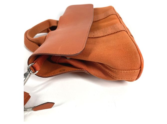 Borsa Long PM Valparaiso di Hermès Arancione - vista 8