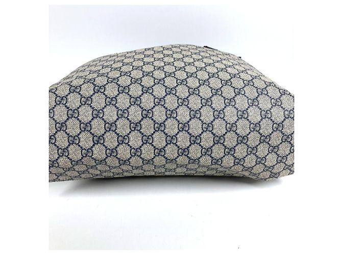 Borsa a Spalla Gucci Sherry Line GG Supreme Blu navy - vista 5