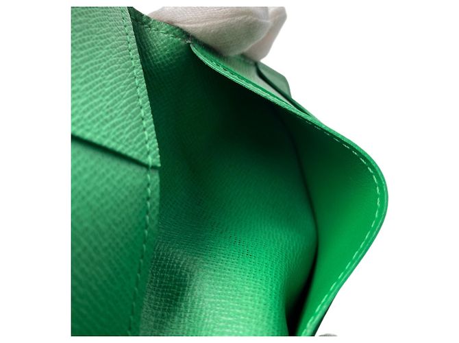 Organizer Tarjetero de bolsillo Louis Vuitton Taiga Verde - vista 7