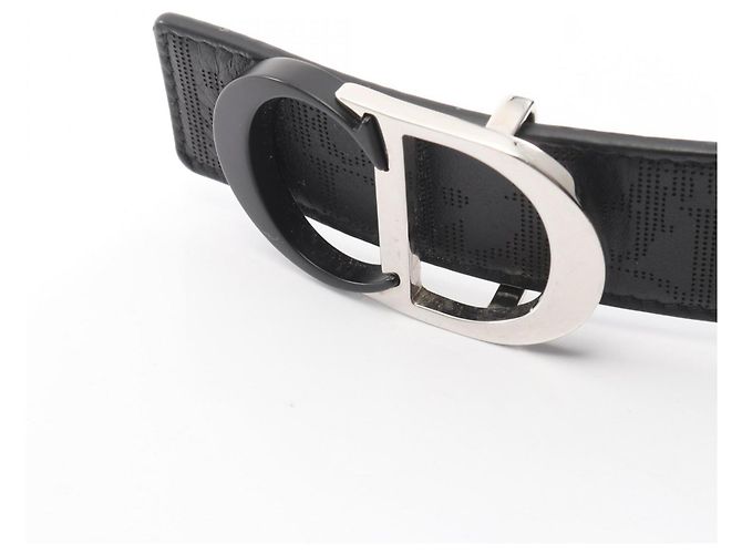 Christian Dior Men's CD ICON Oblique Leather Belt - view 2