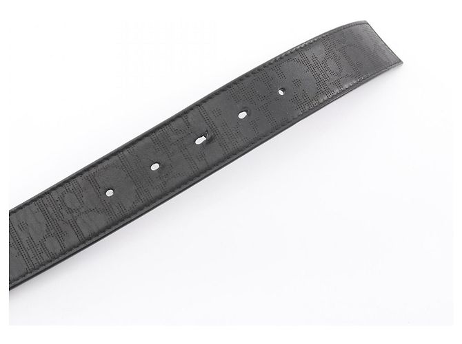 Christian Dior Men's CD ICON Oblique Leather Belt - view 3
