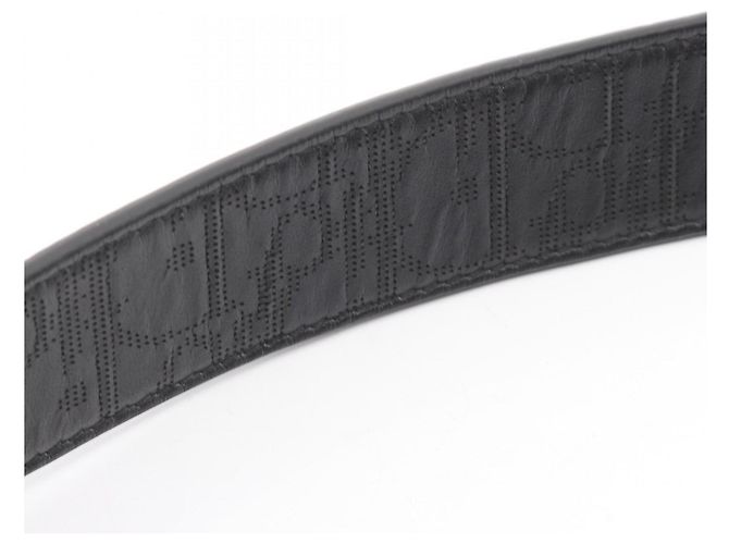 Christian Dior Men's CD ICON Oblique Leather Belt - view 8