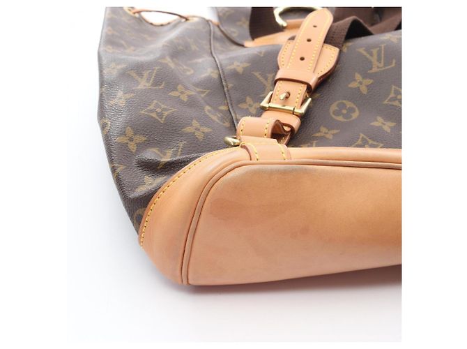 Zaino/borsa Montsouris GM di Louis Vuitton Marrone - vista 11