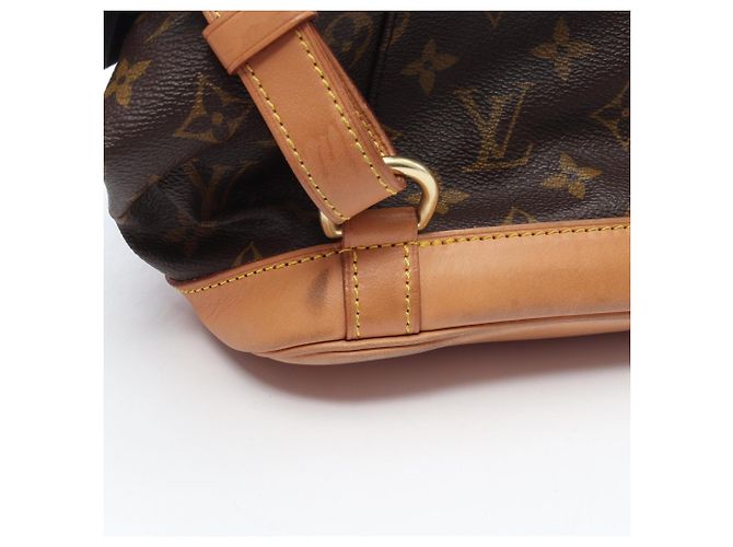 Zaino/borsa Montsouris GM di Louis Vuitton Marrone - vista 12