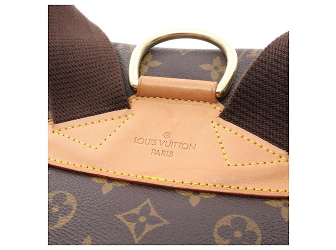 Zaino/borsa Montsouris GM di Louis Vuitton Marrone - vista 14