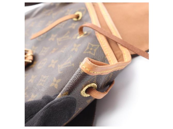 Zaino/borsa Montsouris GM di Louis Vuitton Marrone - vista 15