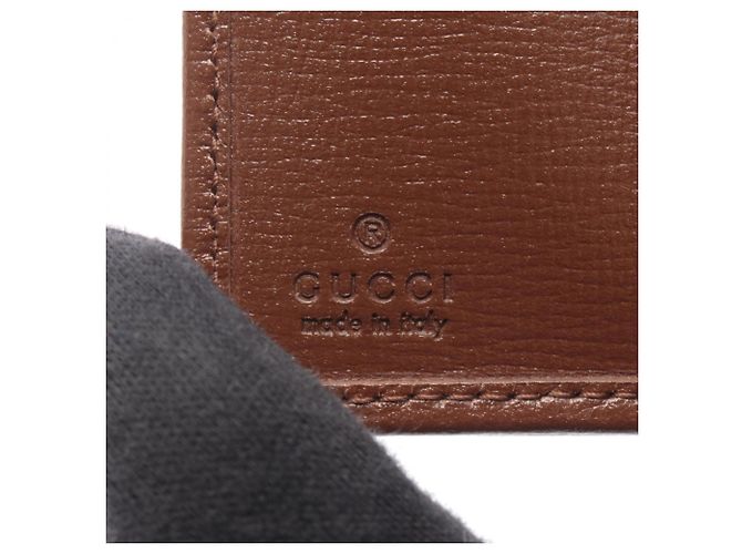 Billetera plegable Gucci x Balenciaga Hacker Project Castaño Beige - vista 4