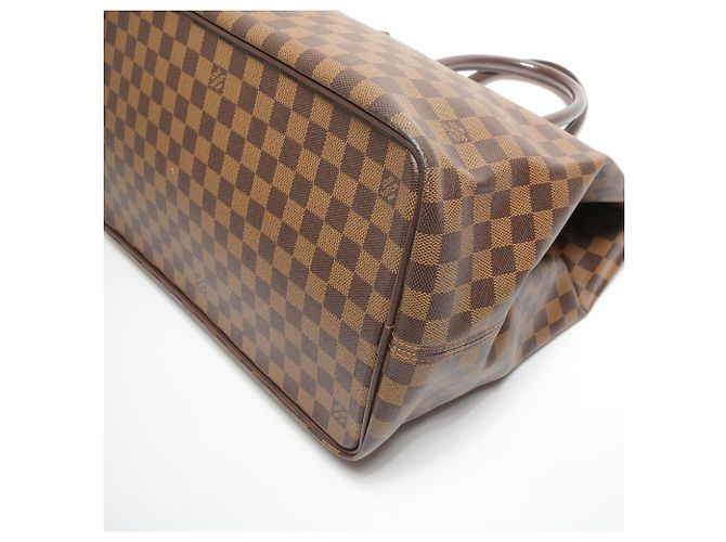 Borsa Boston Damier Greenwich PM Louis Vuitton Marrone - vista 6
