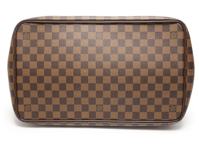 Borsa Boston Damier Greenwich PM Louis Vuitton Marrone - vista 7
