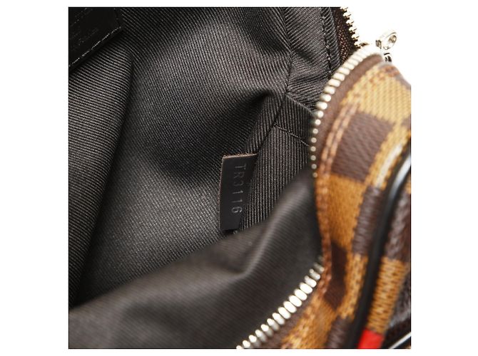 Borsa a Spalla Chapman Damier Amazon Louis Vuitton 2016 Marrone Damier ebene - vista 10