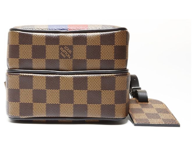 Borsa a Spalla Chapman Damier Amazon Louis Vuitton 2016 Marrone Damier ebene - vista 7