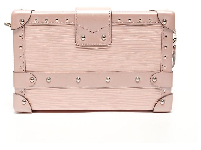 Bolso de Hombro Petite Malle Epi de Louis Vuitton Rosa - vista 2