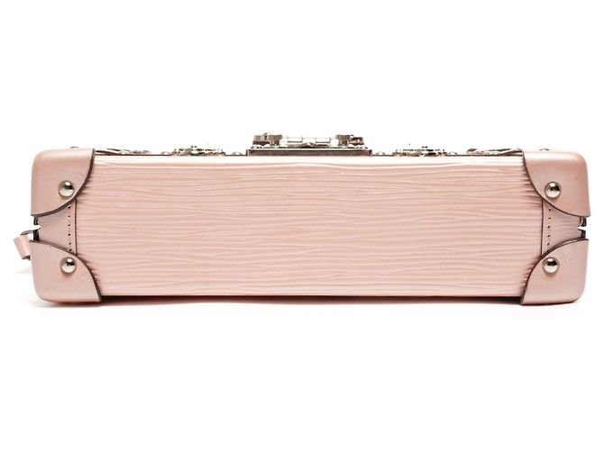 Bolso de Hombro Petite Malle Epi de Louis Vuitton Rosa - vista 7