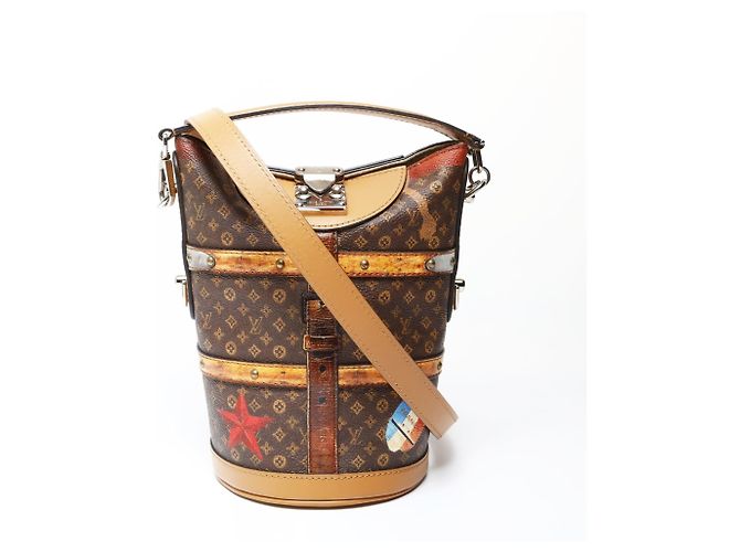 Borsa a Spalla Trompe L'oeil Monogram Louis Vuitton Marrone - vista 2