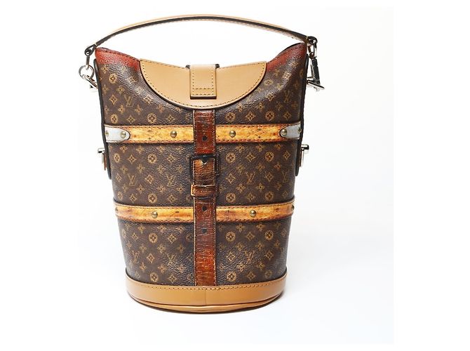 Borsa a Spalla Trompe L'oeil Monogram Louis Vuitton Marrone - vista 3