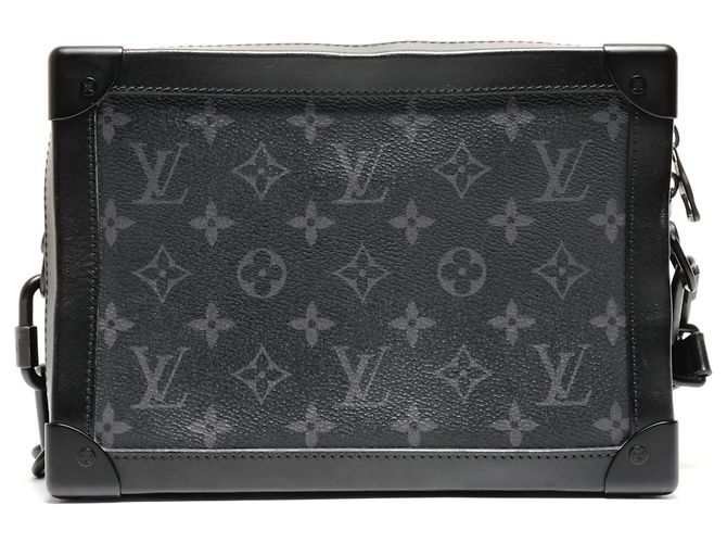 Schultertasche Soft Trunk Monogram Eclipse von Louis Vuitton Schwarz - Ansicht 2