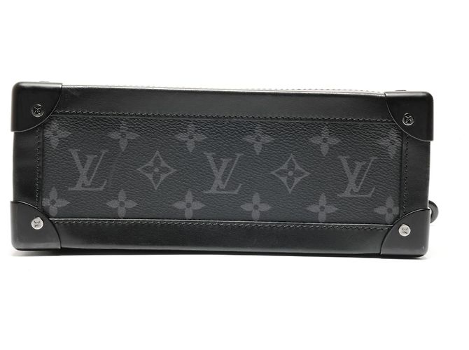 Schultertasche Soft Trunk Monogram Eclipse von Louis Vuitton Schwarz - Ansicht 7