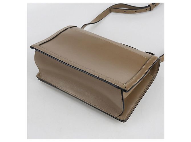 Borsa a Spalla Loewe Barcellona Marrone - vista 2