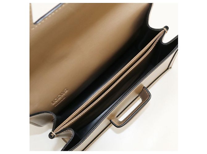 Borsa a Spalla Loewe Barcellona Marrone - vista 3